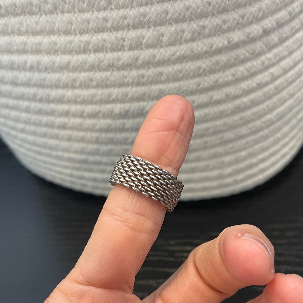 Tiffany & Co. Mesh Ring size 8